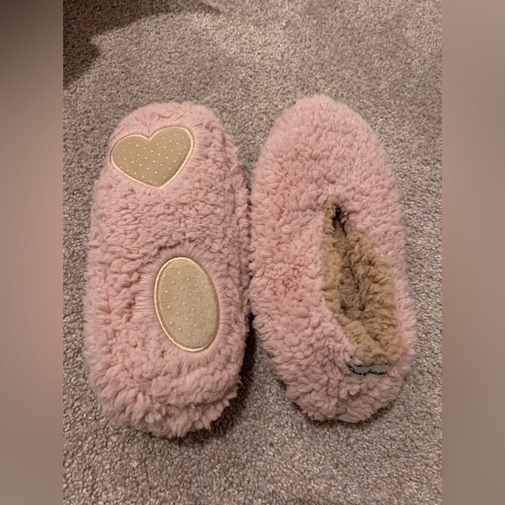 Fuzzy Bear Slippers